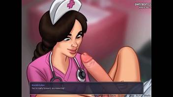 Hot sex with a mature lady and blowjob from a nurse l My sexiest gameplay moments l Summertime Saga[v0.18] l Part #12